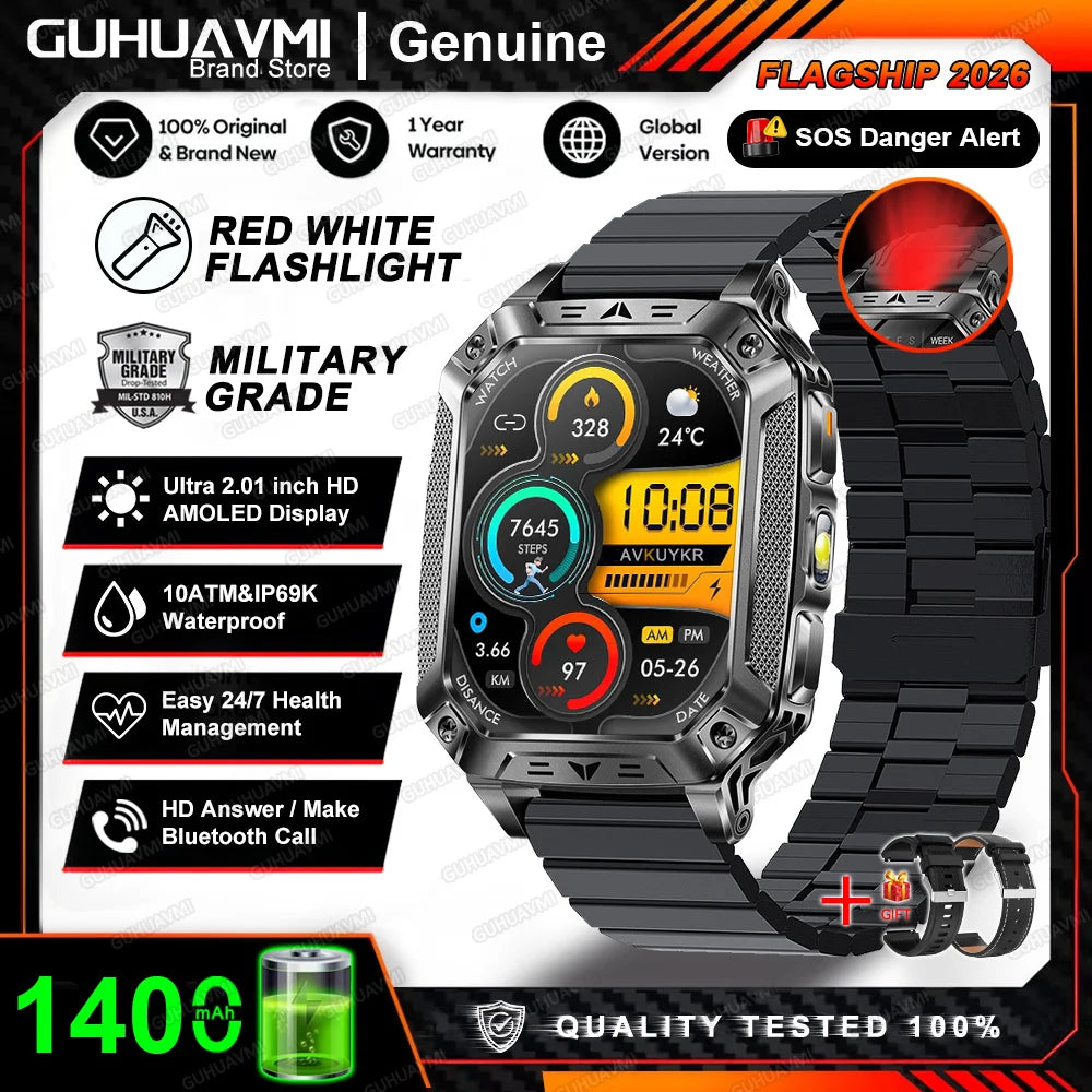 Apex Outdoor Smartwatch | GPS, Flashlight, AMOLED, 10ATM - Your Ultimate Adventure Companion