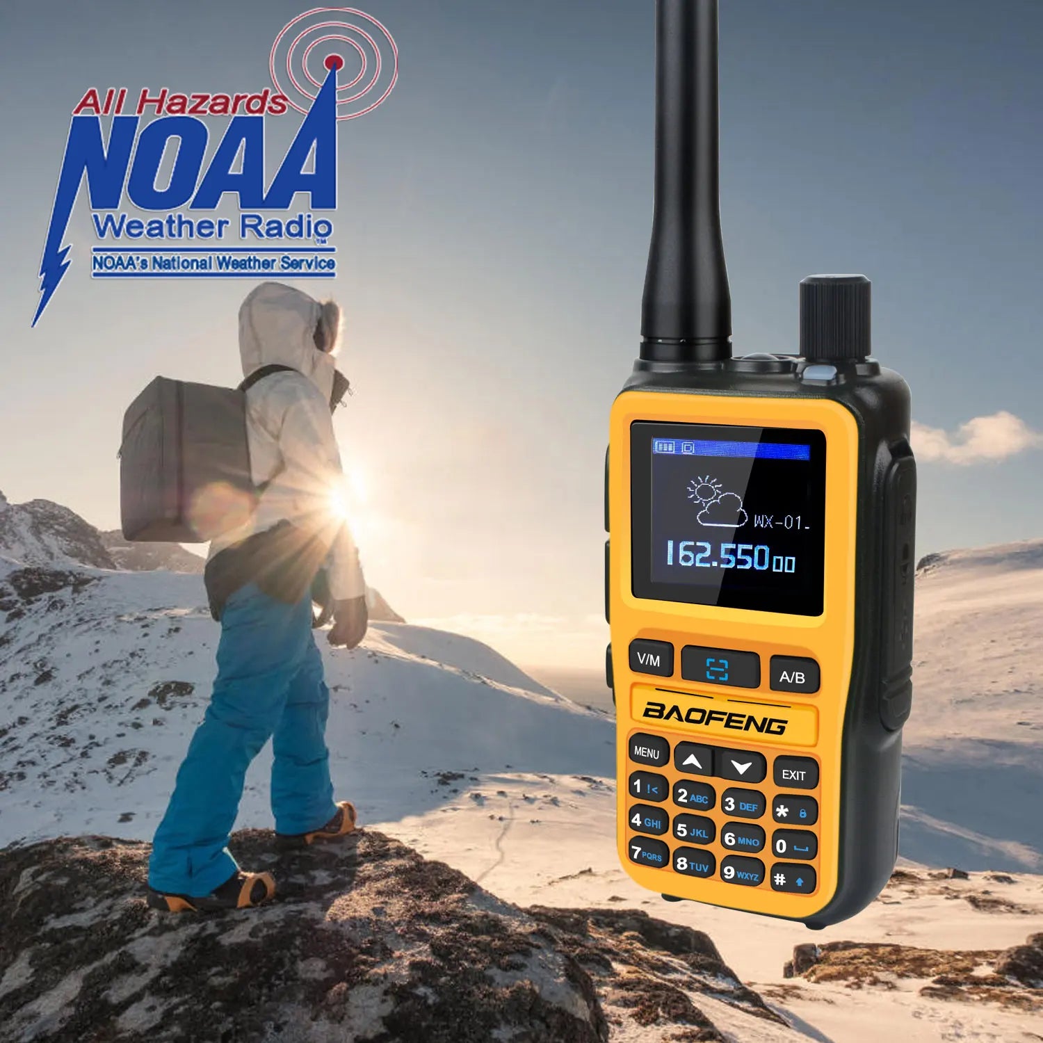 Baofeng UV-5R Mini 2PCS Dual Band Walkie Talkie - Compact 5W Amateur Radio with Air Band Rx & Type-C