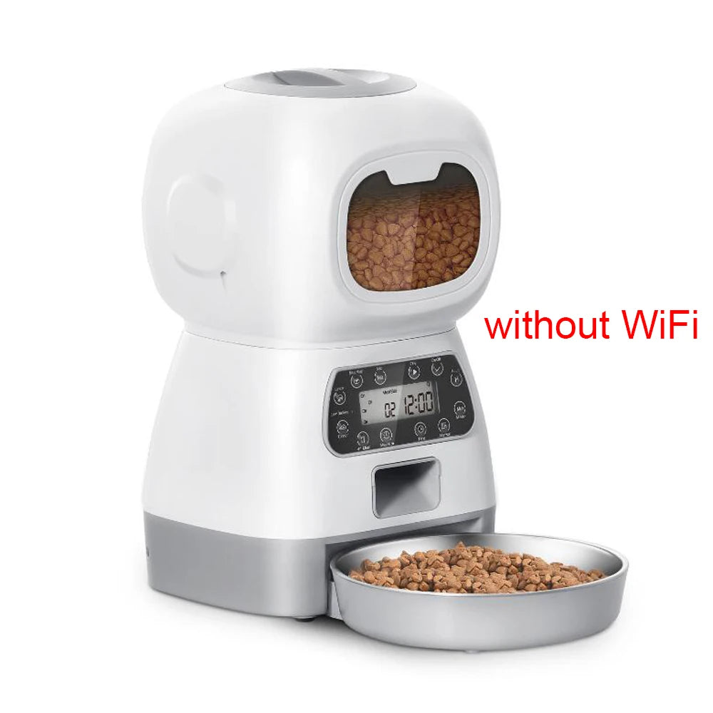 ZYfeeder WiFi Automatic Cat Feeder - Swirl Slow-Feed Dispenser