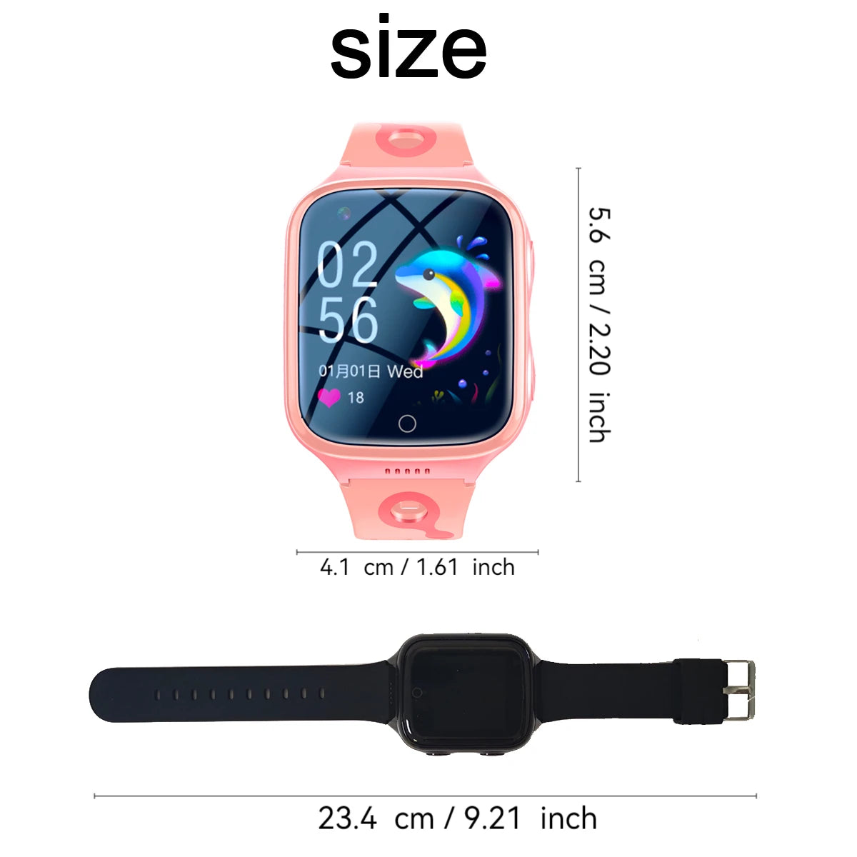KGG 4G Kids Smartwatch: GPS Tracker, Video Call & SOS Phone