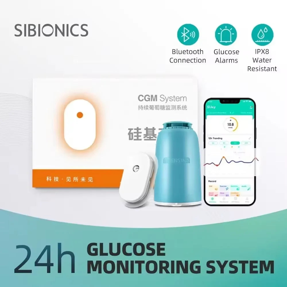 Sibionics 24h Real-Time CGM Blood Glucose Monitor