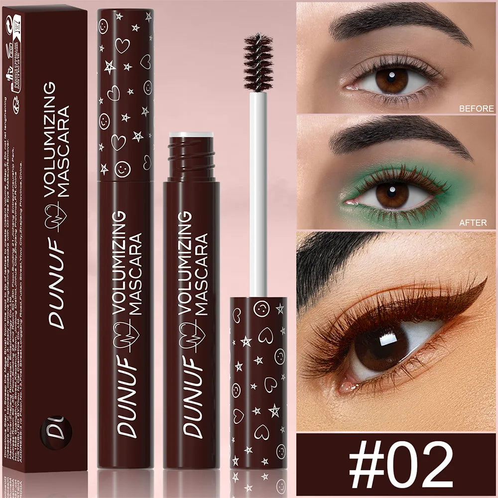 Colorful Curling Waterproof Mascara - Fast Dry & Extension Effect