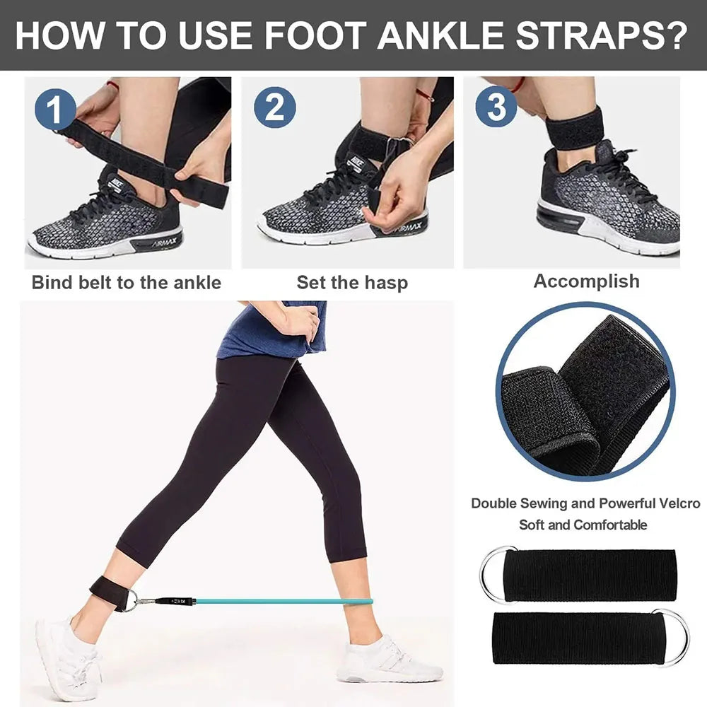 Resistance Bands Set: Full Body Workout for Strength Training & Fitness