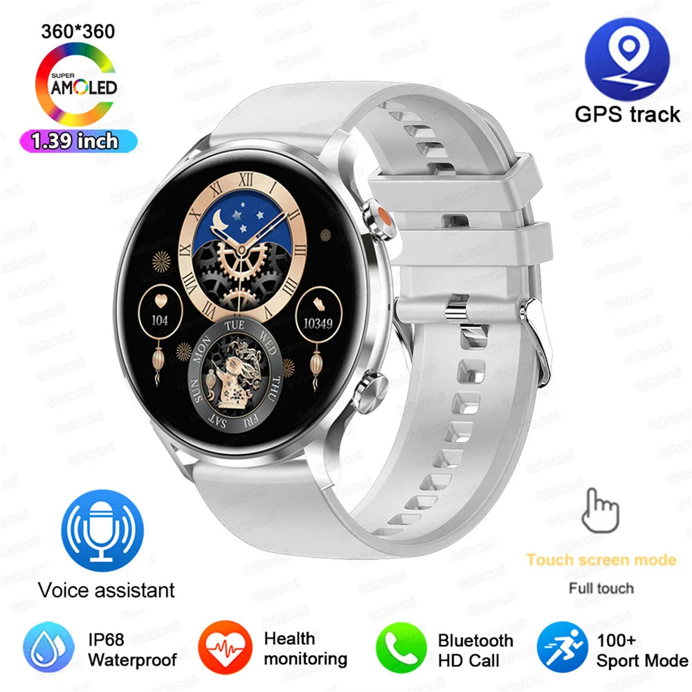 Vabena 2026 Smartwatch for Women & Men | AMOLED, GPS, IP68