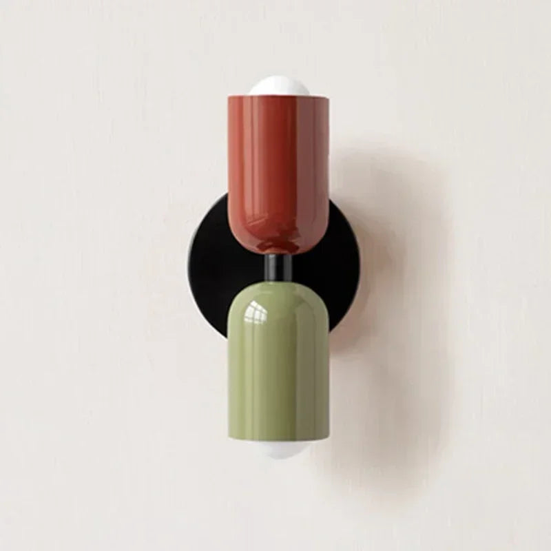 Colorful Nordic Macaron Wall Lamp for Bedside, Living Room & Kids' Decor