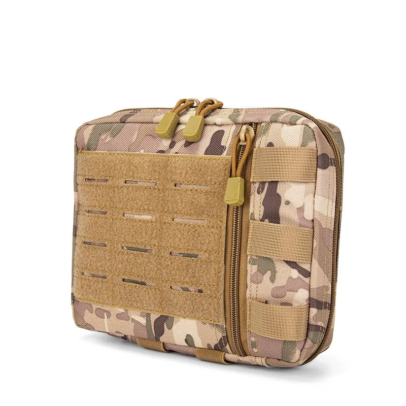 Tactical MOLLE Admin Pouch | Laser-Cut Utility & EDC Organizer Bag