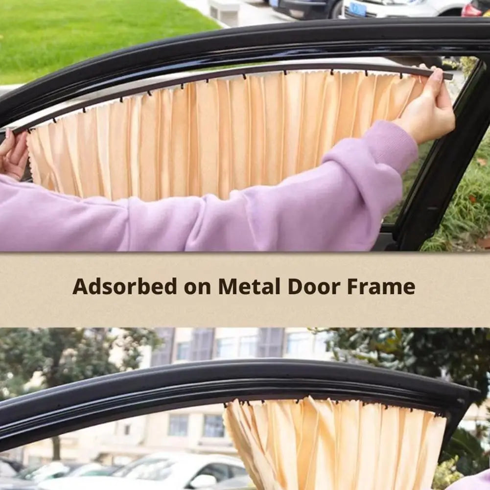 Car Window Sun Shade - Telescopic UV Heat Shield | 2/4 Pcs for Sedans & SUVs