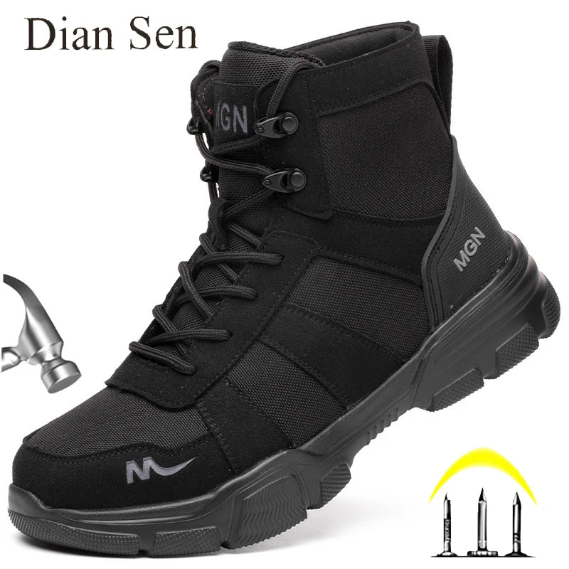 Kankeirr Industrial Non-Slip Tactical Safety Boots | Ultimate Protection