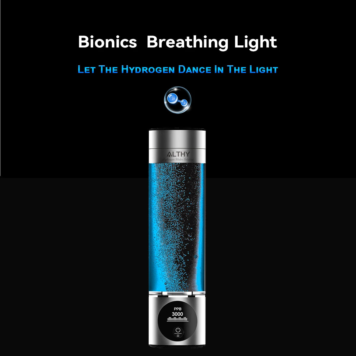 ALTHY Hydrogen Water Generator Bottle | DuPont SPE+PEM H2 Inhalation