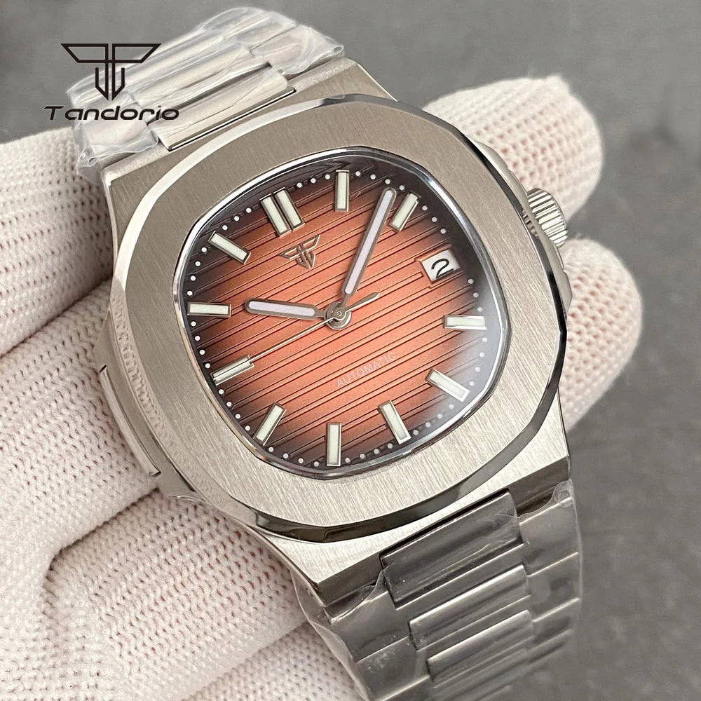 Tandorio Square Automatic Watch - Sapphire, Lume, NH35