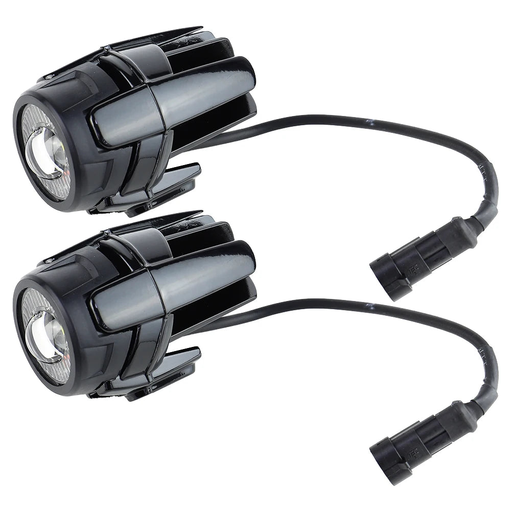 High-Performance Auxiliary LED Fog Lights for BMW R1200GS F800GS K1600 & Universal Motorcycles | 40W 6000K