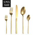 Luxury Gold Cutlery Set - 30-Piece Stainless Steel Dining