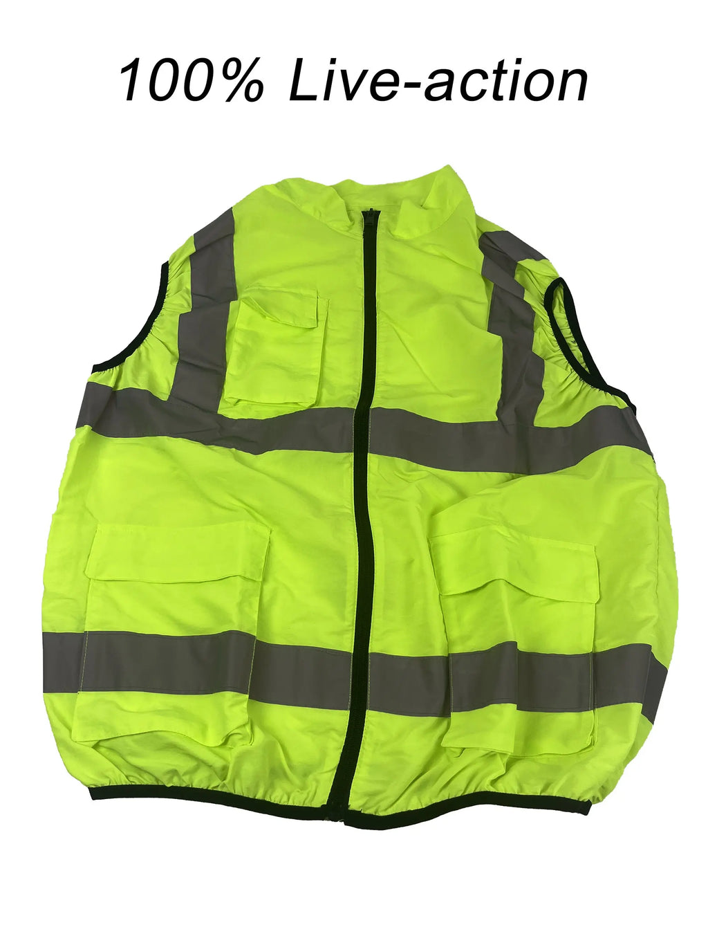 USB Powered Cooling Fan Work Vest - Reflective Summer Safety