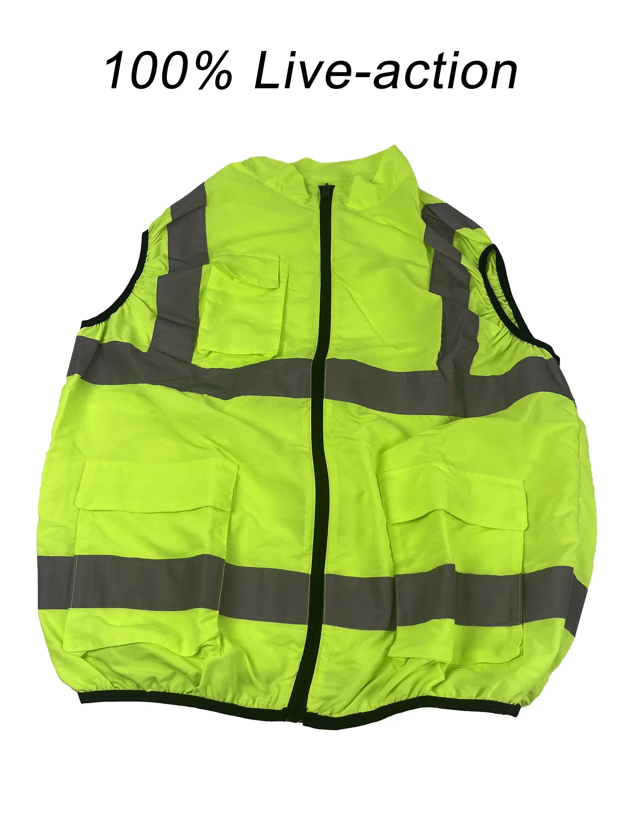 USB Powered Cooling Fan Work Vest - Reflective Summer Safety