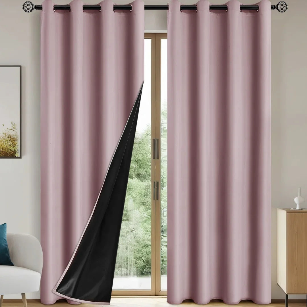 Modern 100% Blackout Curtains | Total Room Darkening & Privacy