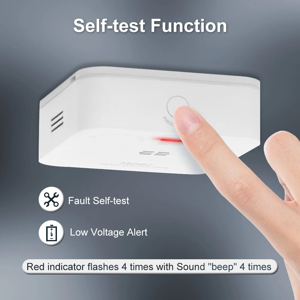 MOES ZigBee Smart Carbon Monoxide Detector Alarm