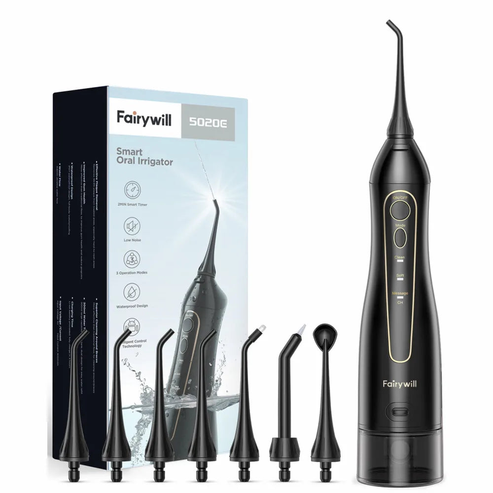 Fairywill Water Flosser for Teeth | 300ML Oral Irrigator