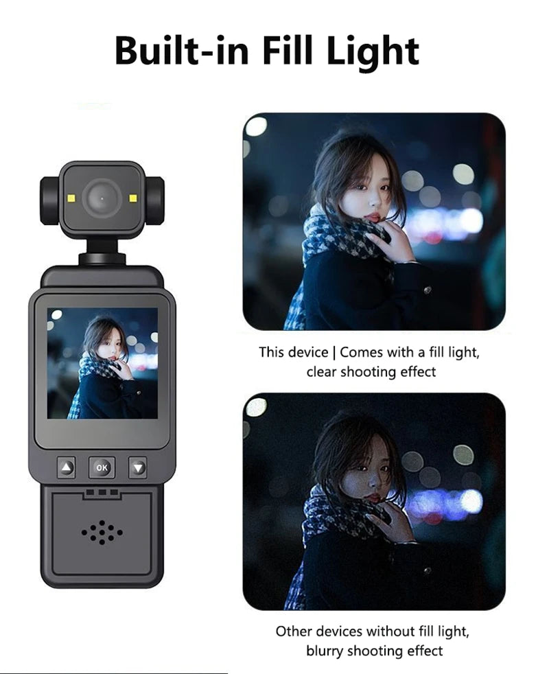 Lenovo 4K Waterproof Action Camera with Dual Screens