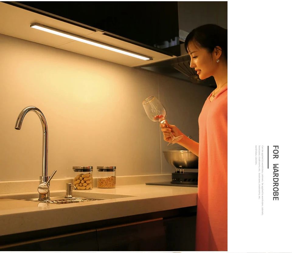 PARKSON LED Under Cabinet Lights - Motion Sensor Kitchen Lighting