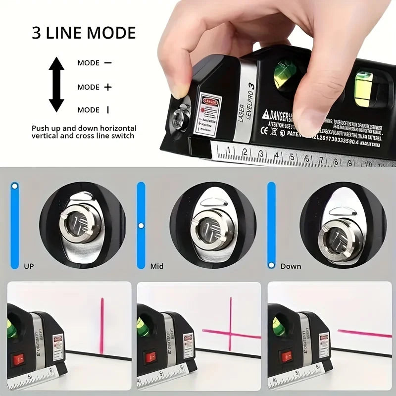 HOMEFISH Laser Level Tool - Precision for Home DIY Projects