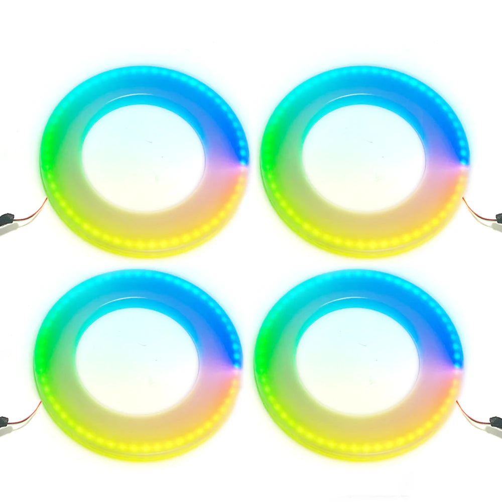18-in-1 Car Interior RGB Ambient Light Kit - 64 Colors, App Controlled Symphony Lighting