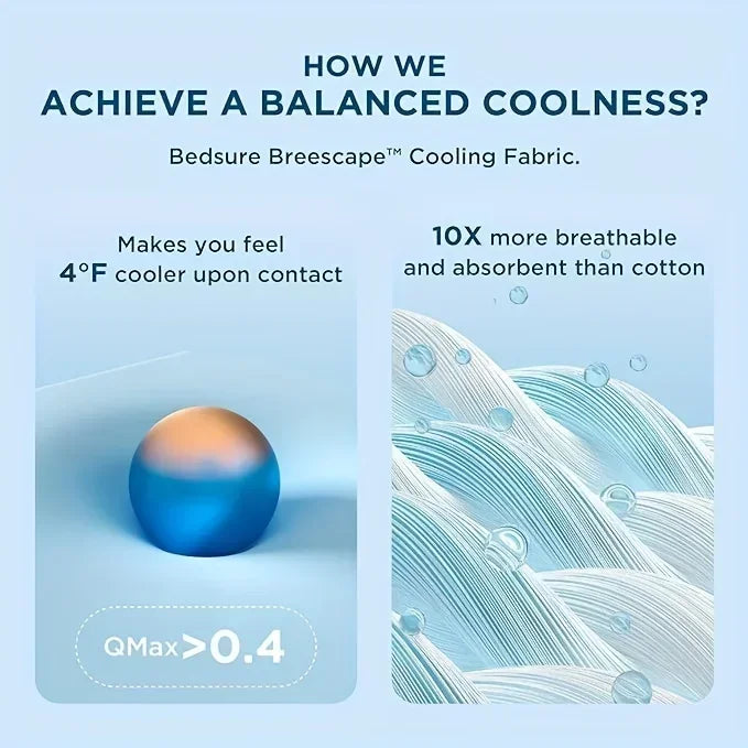 Silk Cooling Quilt for Summer Bed | Breathable & Light