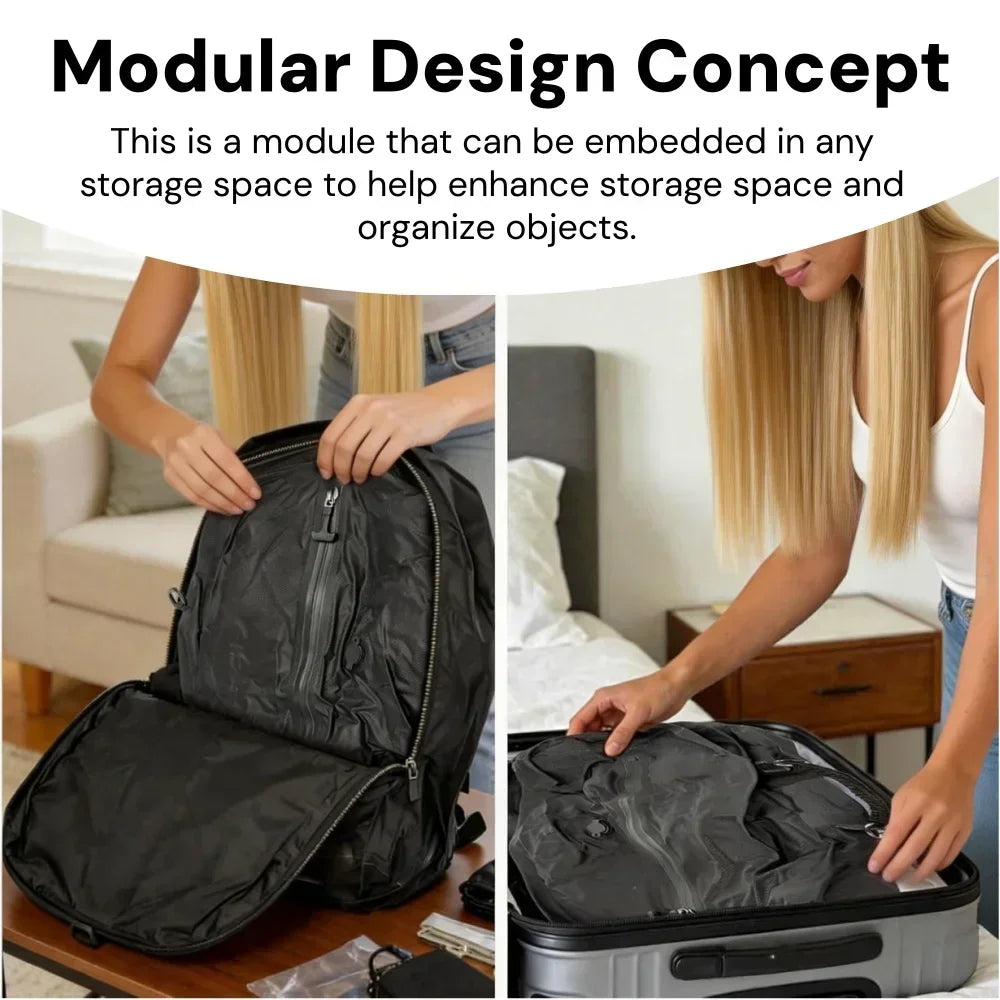 Vabena IP67 Waterproof Travel Vacuum Storage Bags - Compression Packing Cubes 17L/34L