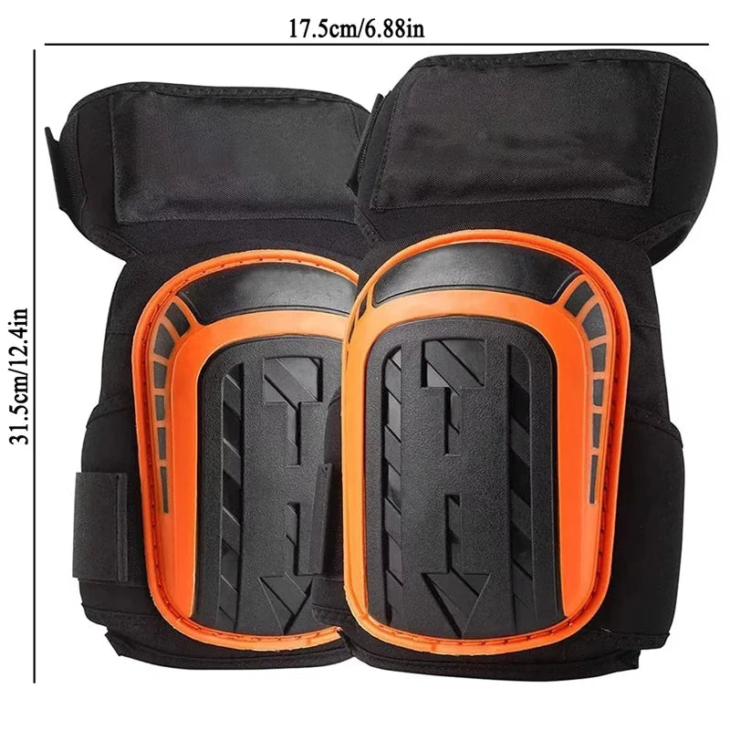 Heavy-Duty Professional Gel Knee Pads | EVA Foam & Gel Cushion for Work & Gardening