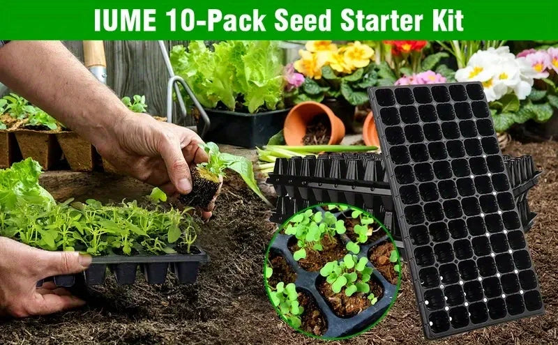 Nursery Seed Starter Tray - Greenhouse & Garden Plant Germination