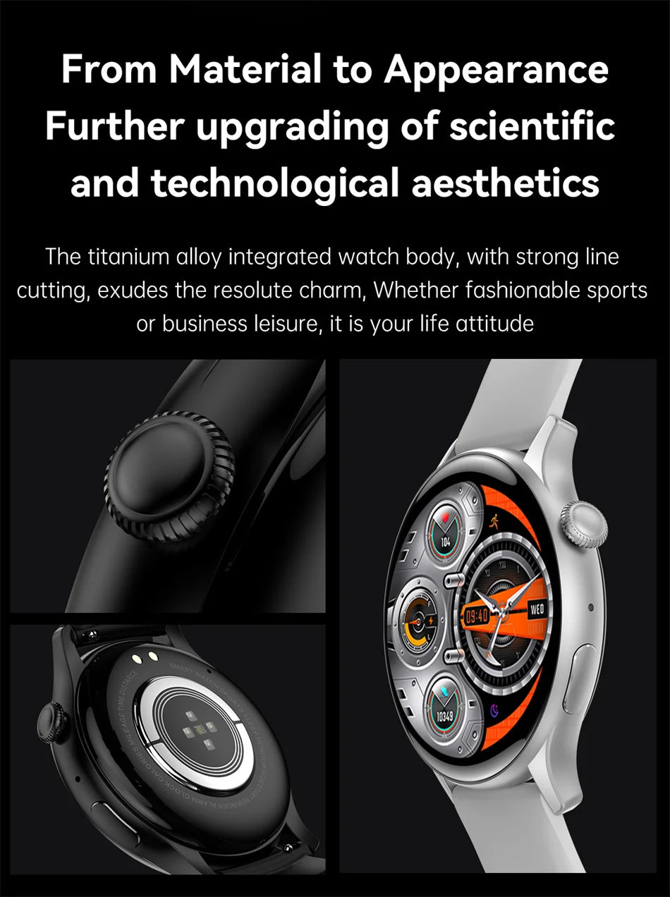 Women's Elegant AMOLED Smartwatch with GPS & Bluetooth Calling