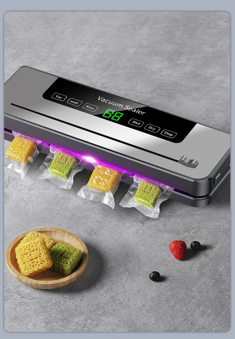 Electric Vacuum Sealer Machine | Dry & Wet Food Preservation