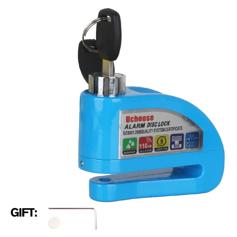 Vabena Motorcycle Disc Brake Alarm Lock | Anti-Theft Scooter Security