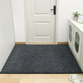 Large Striped Rubber Anti-Slip Corridor & Outdoor Carpet | Washable Area Rug