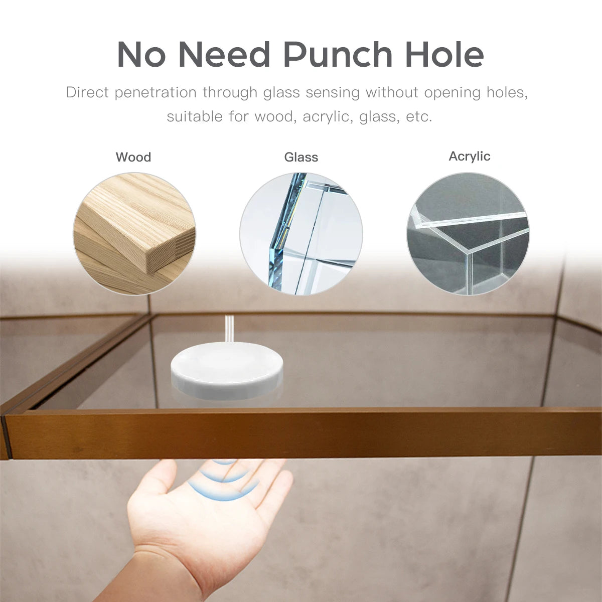 Smart Wireless LED Cabinet Lights: Motion & Touch Sensor for Kitchen & Wardrobe