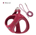 Dog Harness Leash Set - Adjustable, Reflective for Small to Medium Pets