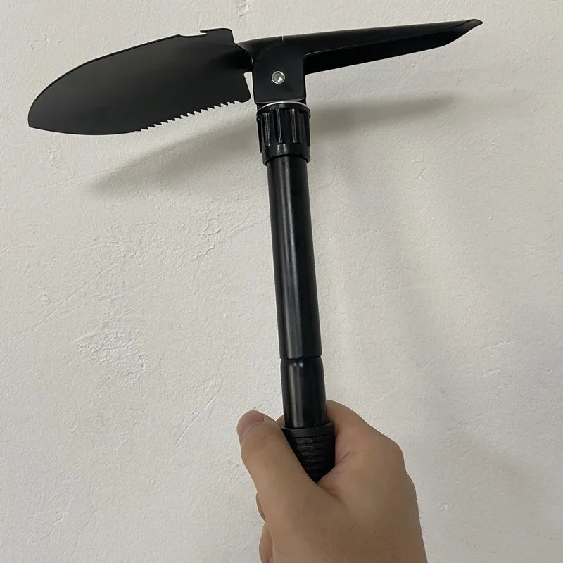Vabena Outdoor 4-in-1 Multifunctional Folding Sapper Shovel - Stainless Steel