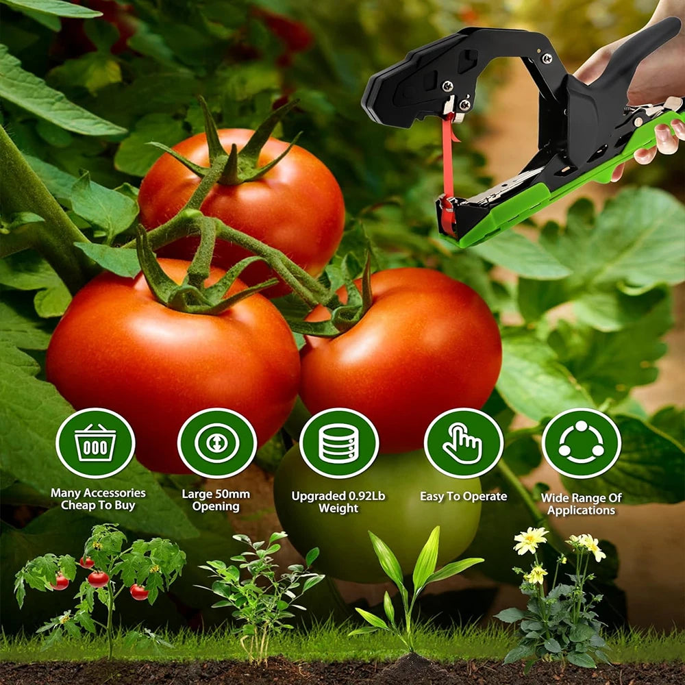 Tomato Binding Machine for Garden | Seedling Vine Vegetable Tapener Tool