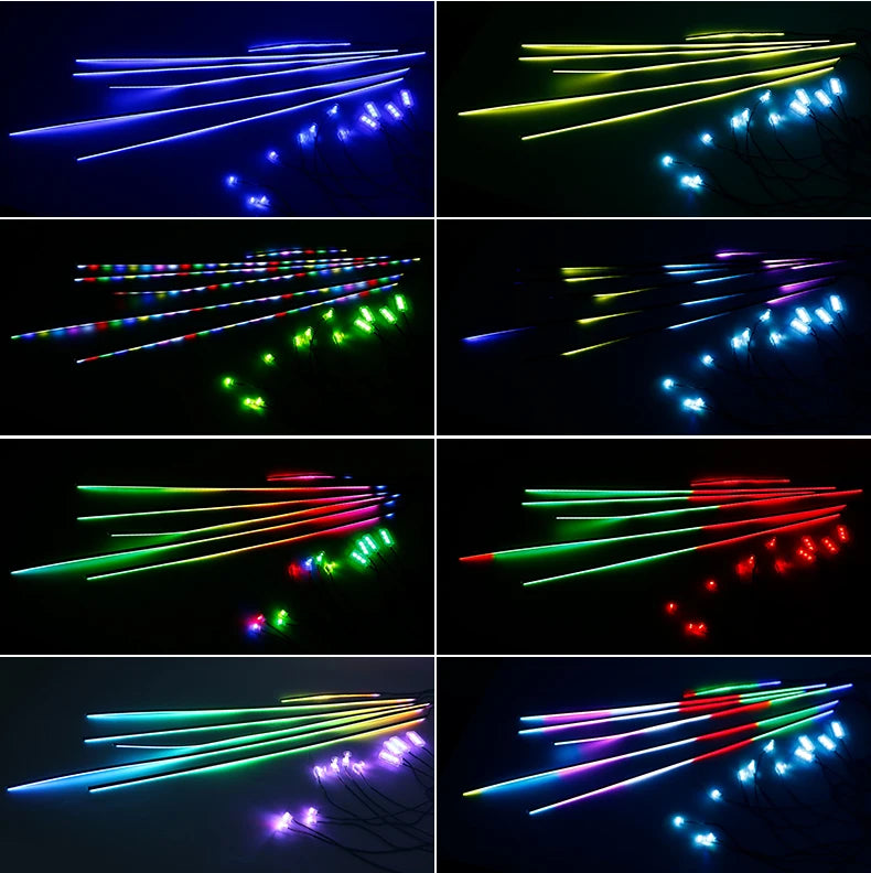 RGB LED Car Ambient Light Kit - APP Control Streamer Atmosphere Lamp