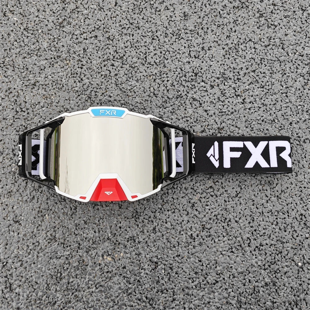 FXR Motocross Goggles HD Lens Anti-fog MX MTB Dirt Bike Eyeglasses