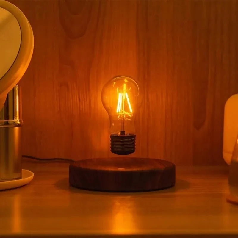 Magnetic Levitation Lamp - Floating LED Bulb Desk Light & Novelty Decor