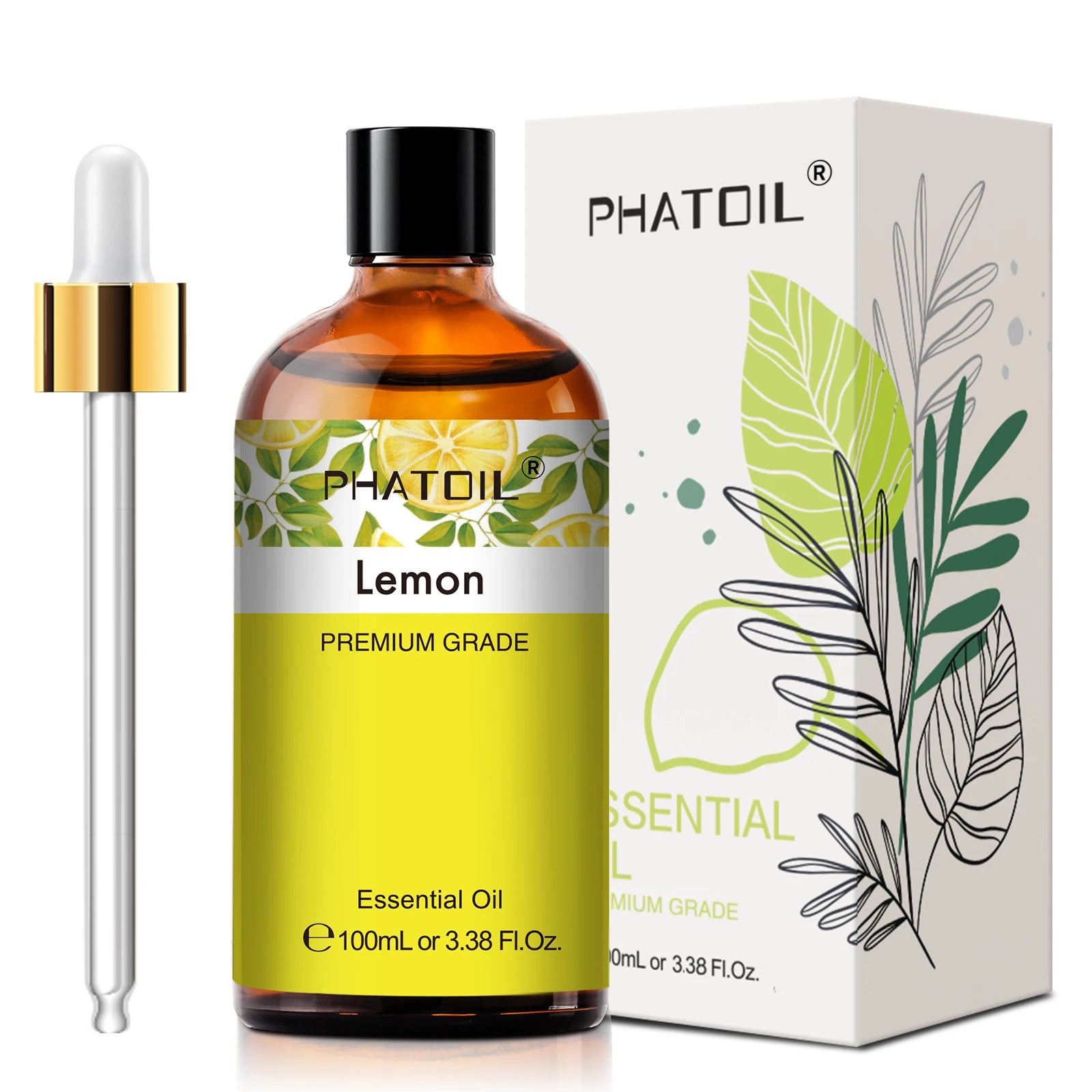 PHATOIL Premium Essential Oil Blend - Sandalwood, Lavender, Eucalyptus, Peppermint