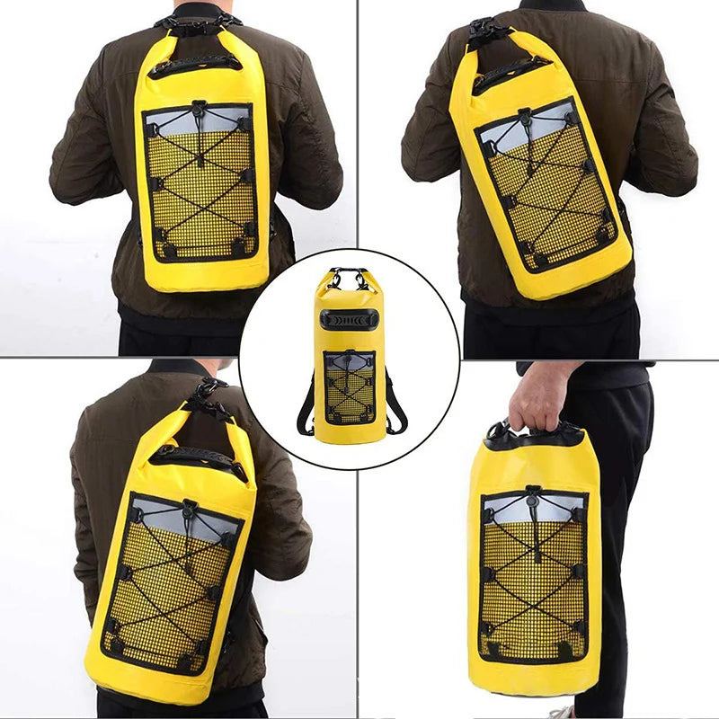 Waterproof Dry Bag Backpack for Kayaking & Outdoor Adventures - 10L/20L