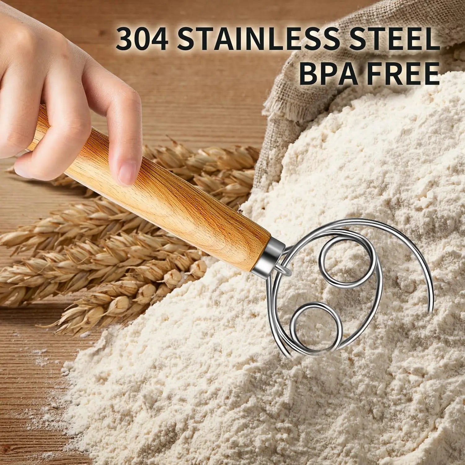 Banneton Bread Proofing Basket Set - 10" Oval Sourdough Baking Supplies