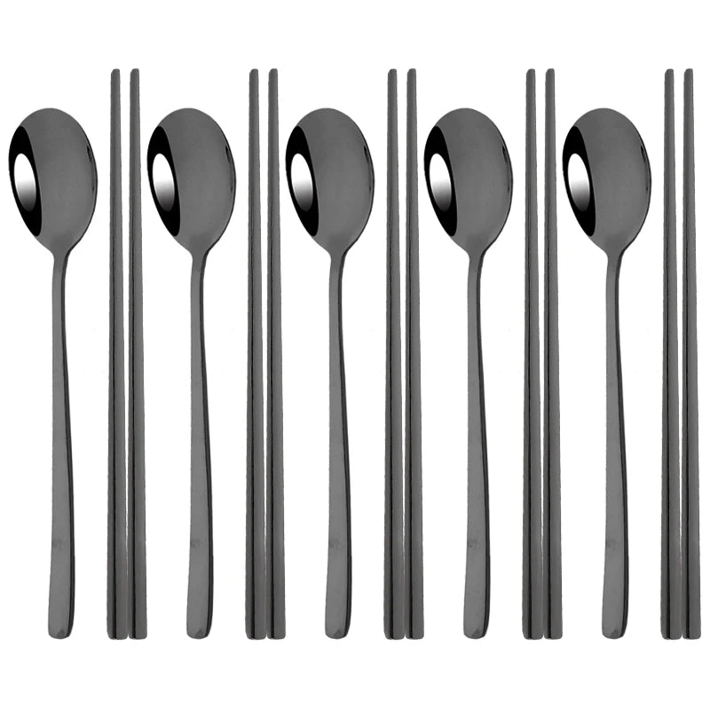 Vabena Luxury 304 Stainless Steel 10-Piece Cutlery Set | Premium Tableware