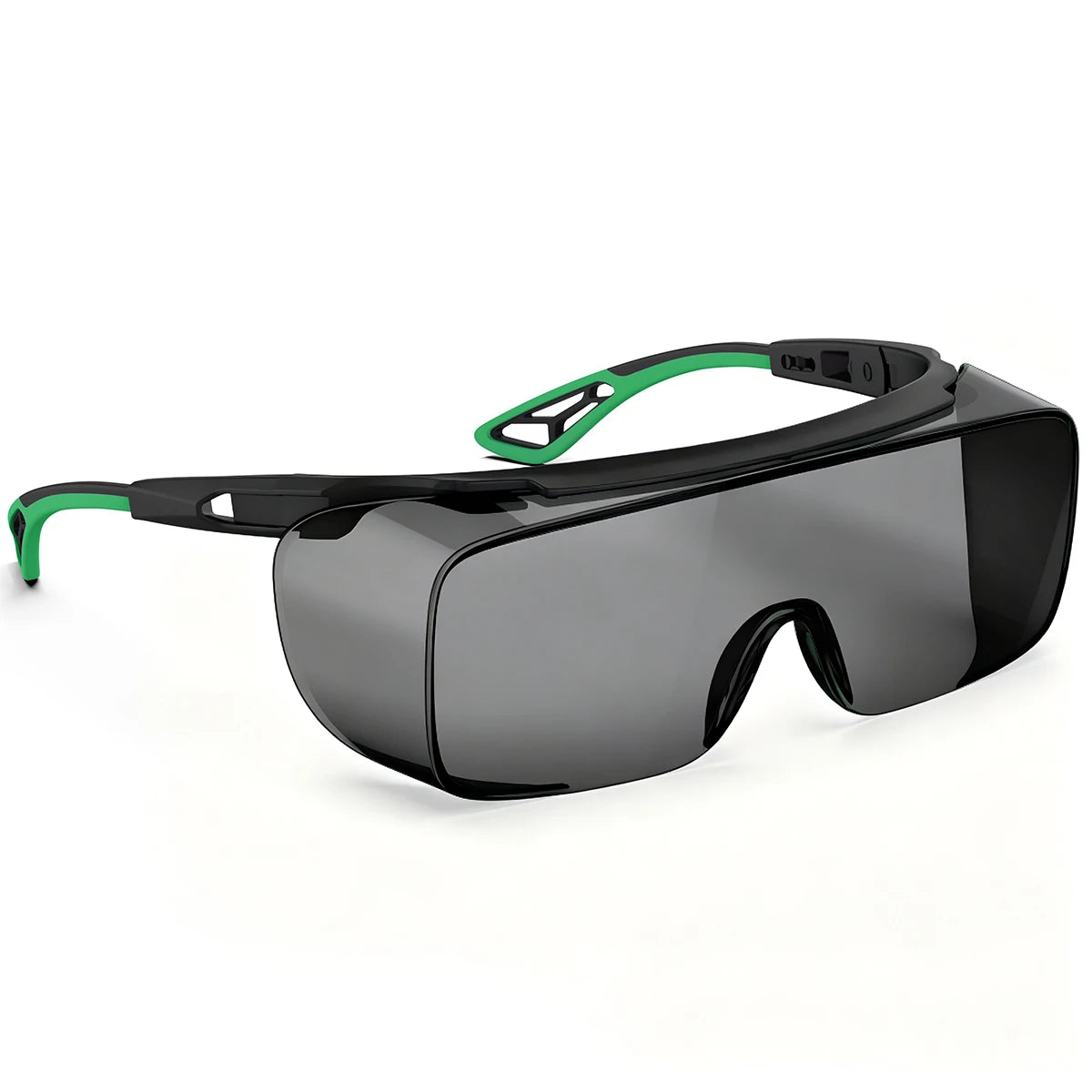 Vabena HM6 Adjustable Safety Glasses Over Glasses - ANSI Z87.1 Anti-Fog & Scratch Resistant