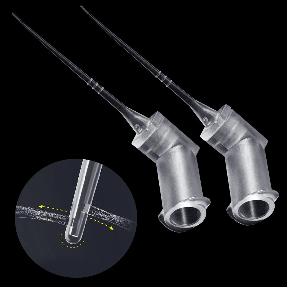 Dental Endo Irrigation Needle Tips 30G 0.3mm - 30 Pack Root Canal Cleaning