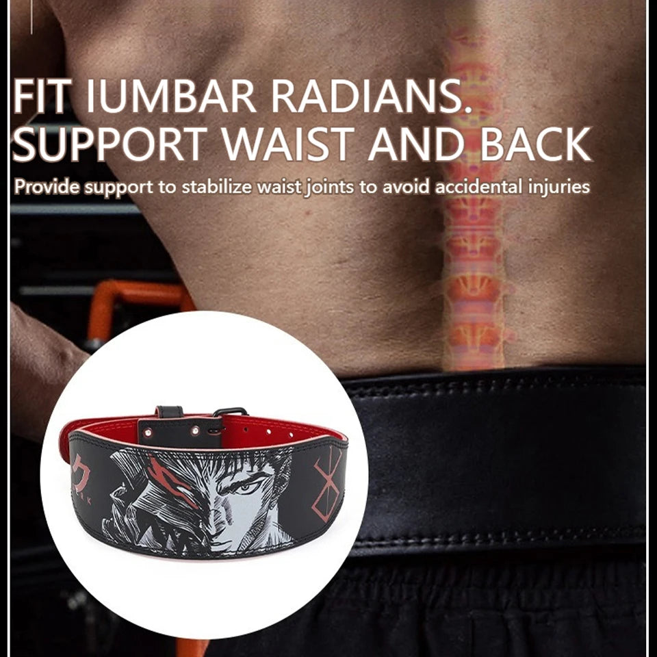 LOOGDEEL Lower Back Support Belt for Fitness, Weightlifting & Gym | Breathable Lumbar Waistband for Men & Women