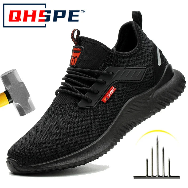 Vabena Indestructible Steel Toe Work Sneakers for Men & Women | Safety Footwear