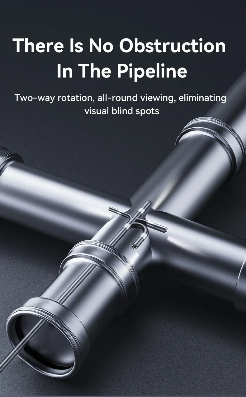 360° Articulating Borescope Endoscope Camera with Light for Android/iOS