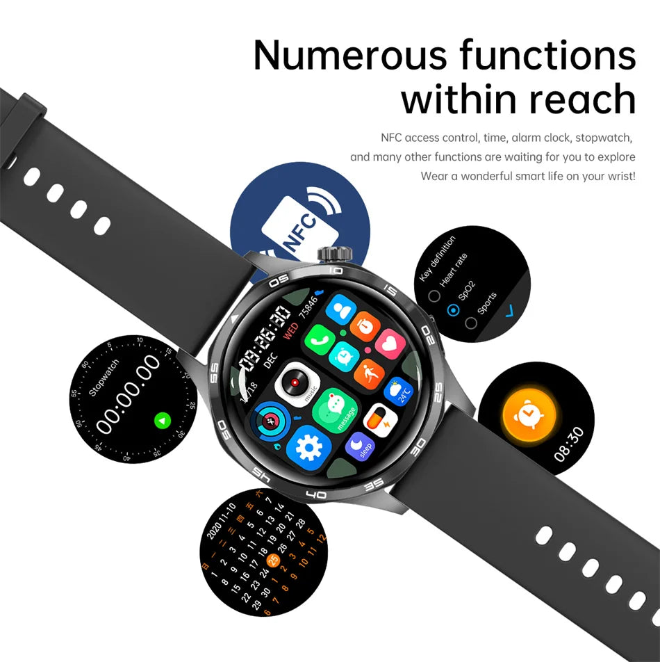 Vabena Smart Watch 5 Pro | GPS, NFC, AMOLED, Bluetooth Call